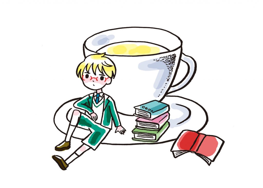 いちじく茶イラスト