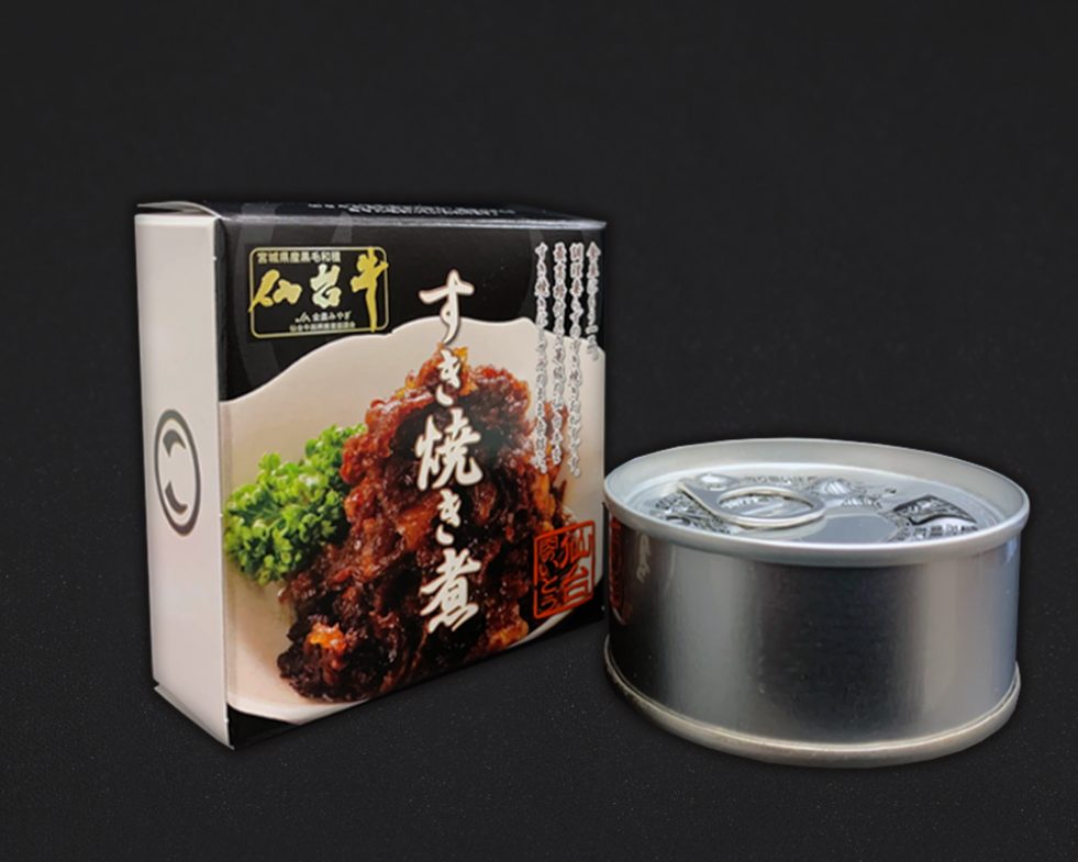 最高級A5ランク仙台牛 すき焼き煮缶詰