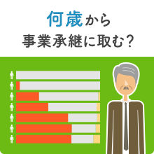 何歳から事業承継に取む？